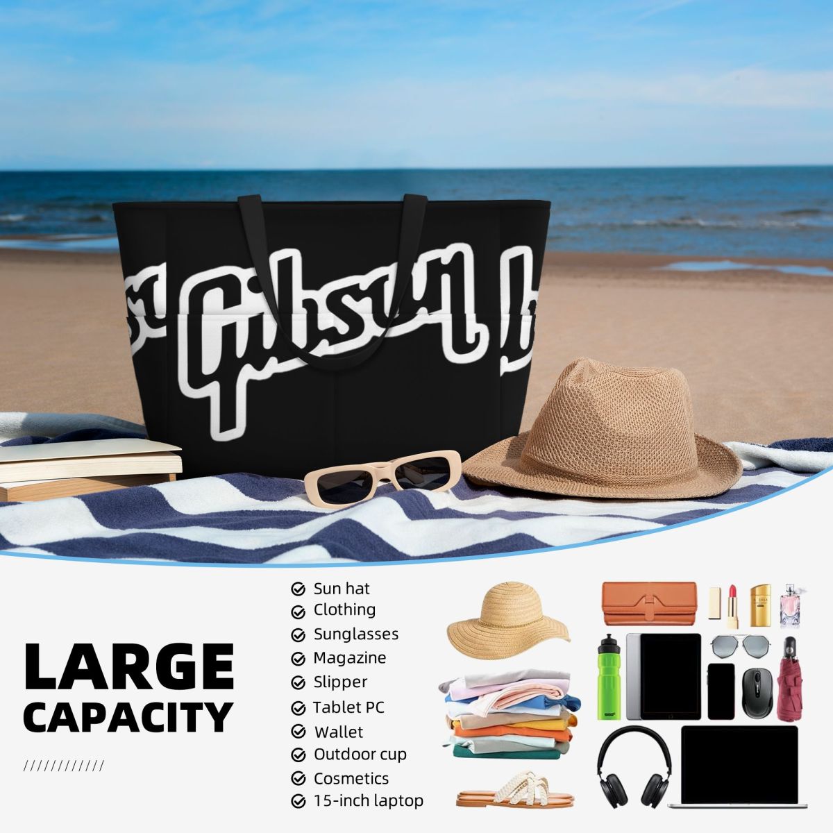 Gibsons Music 1894 Logo Beach  - Yoga Fitness Music incelemesi ve fiyatı