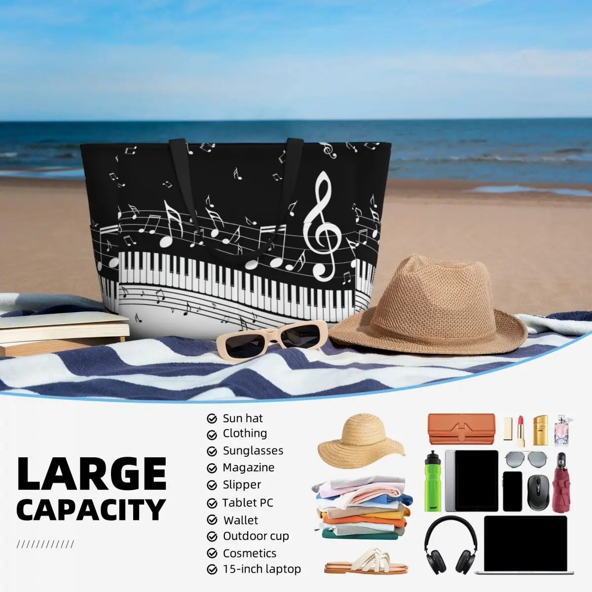 Abstract Piano Keys With Music - Yoga Fitness Music incelemesi ve fiyatı
