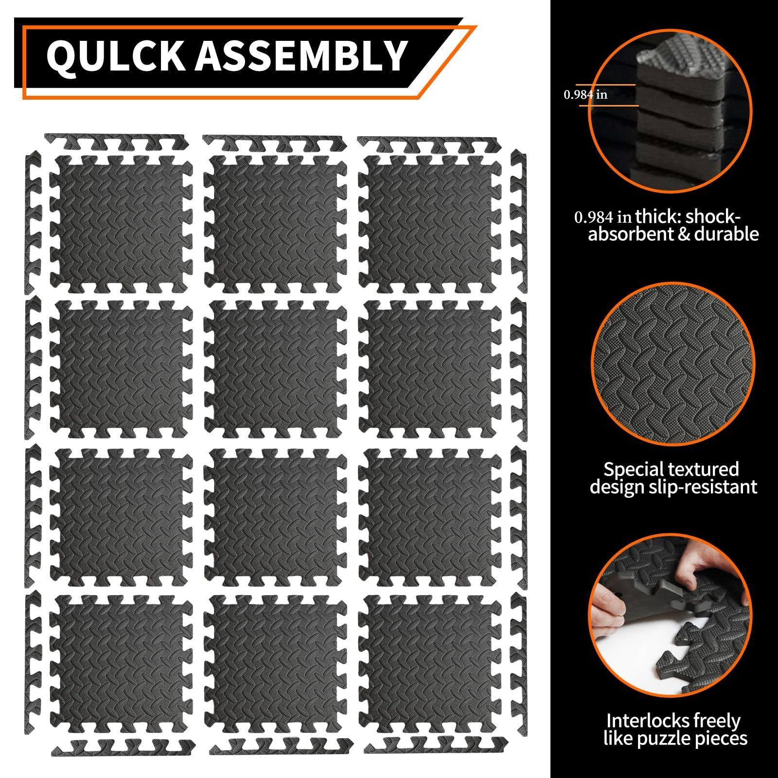 30x30x2.5CM Thickened Yoga Puz - Yoga Fitness Rooms incelemesi ve fiyatı