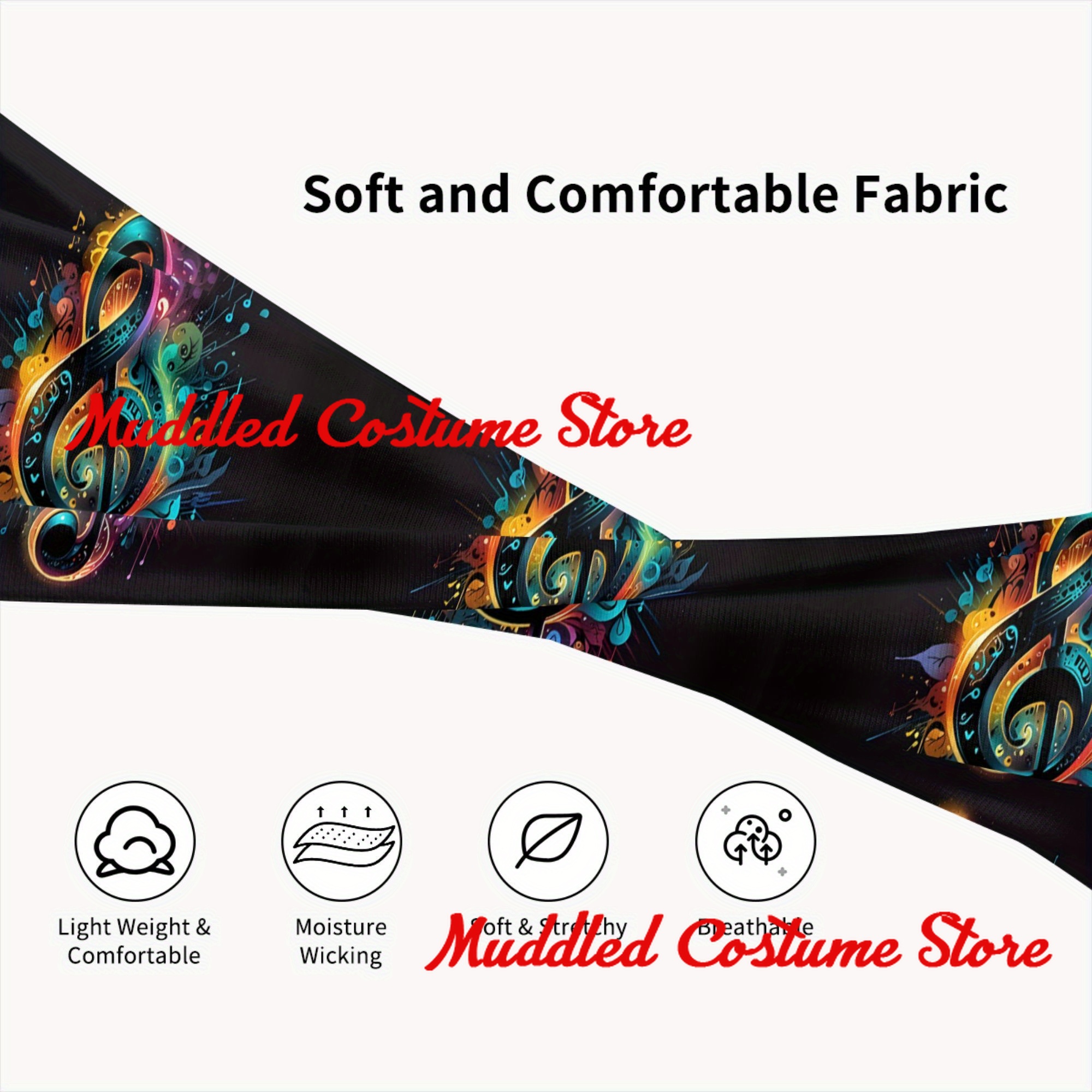 Colorful Music Note Floral Hea - Yoga Fitness Music incelemesi ve fiyatı