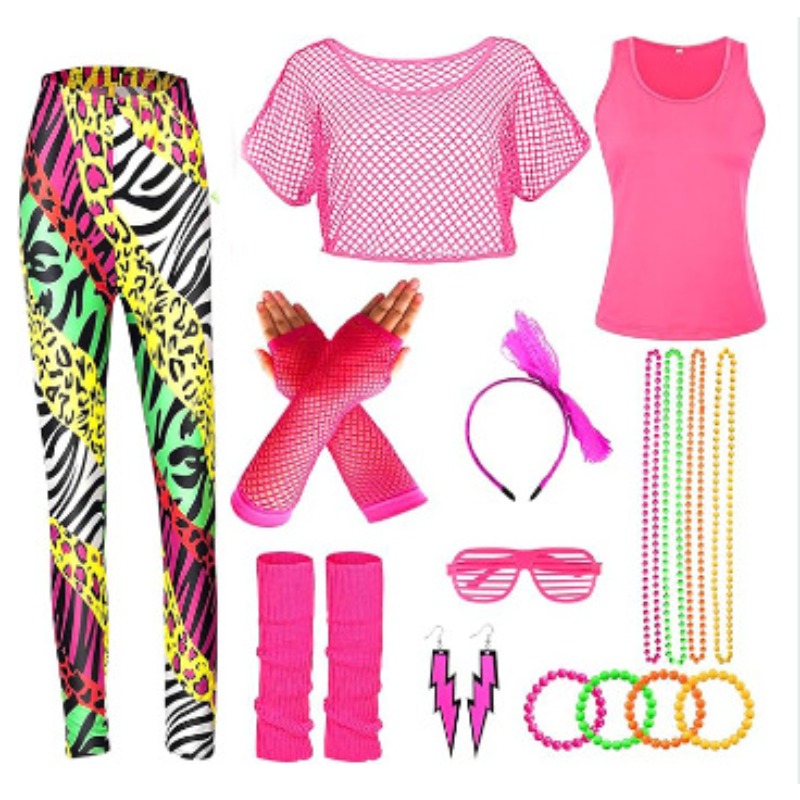 1980s Halloween Costume Set Me - Yoga Fitness Holiday incelemesi ve fiyatı