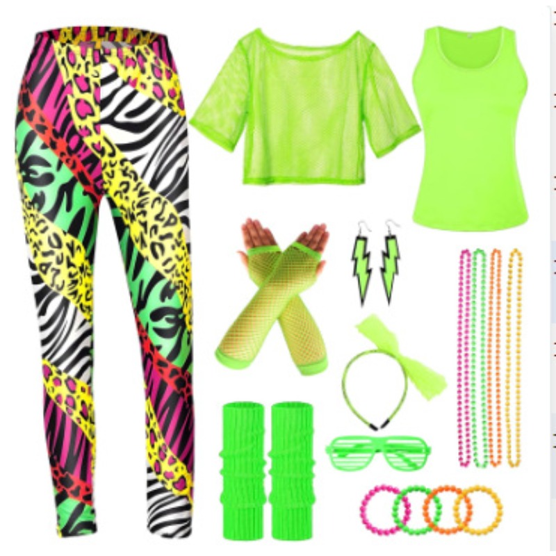1980s Halloween Costume Set Me - Yoga Fitness Holiday incelemesi ve fiyatı