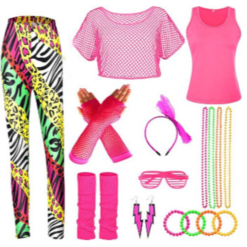 1980s Halloween Costume Set Me - Yoga Fitness Holiday incelemesi ve fiyatı