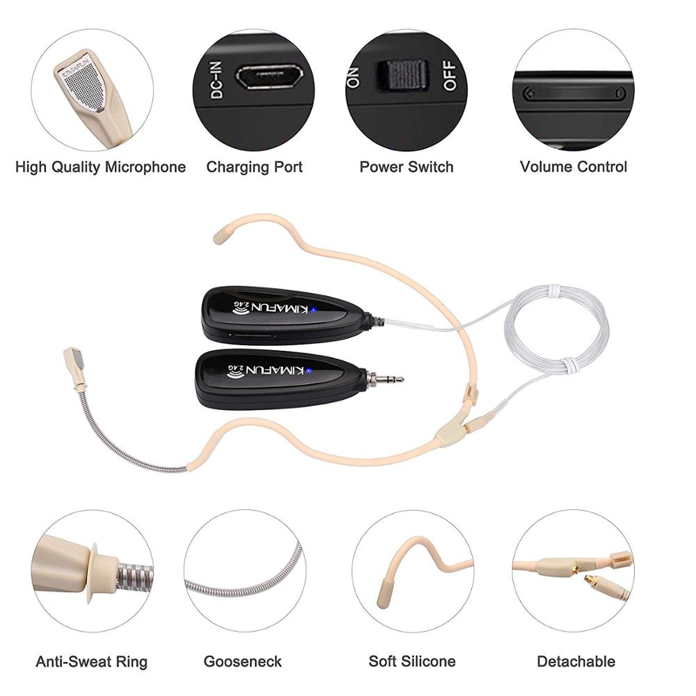 KIMAFUN 2.4G Wireless Headset  - Yoga Fitness Class incelemesi ve fiyatı