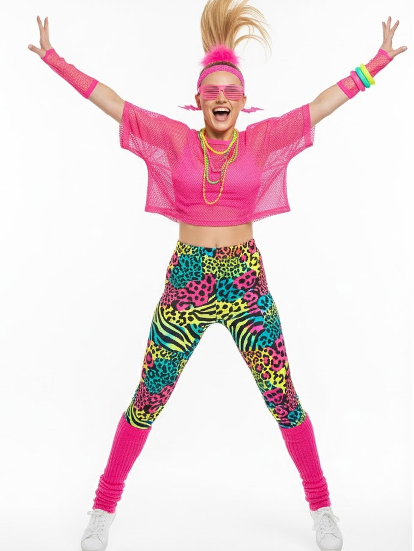 80s Style Mesh T-Shirt Legging - Yoga Fitness Holiday incelemesi ve fiyatı