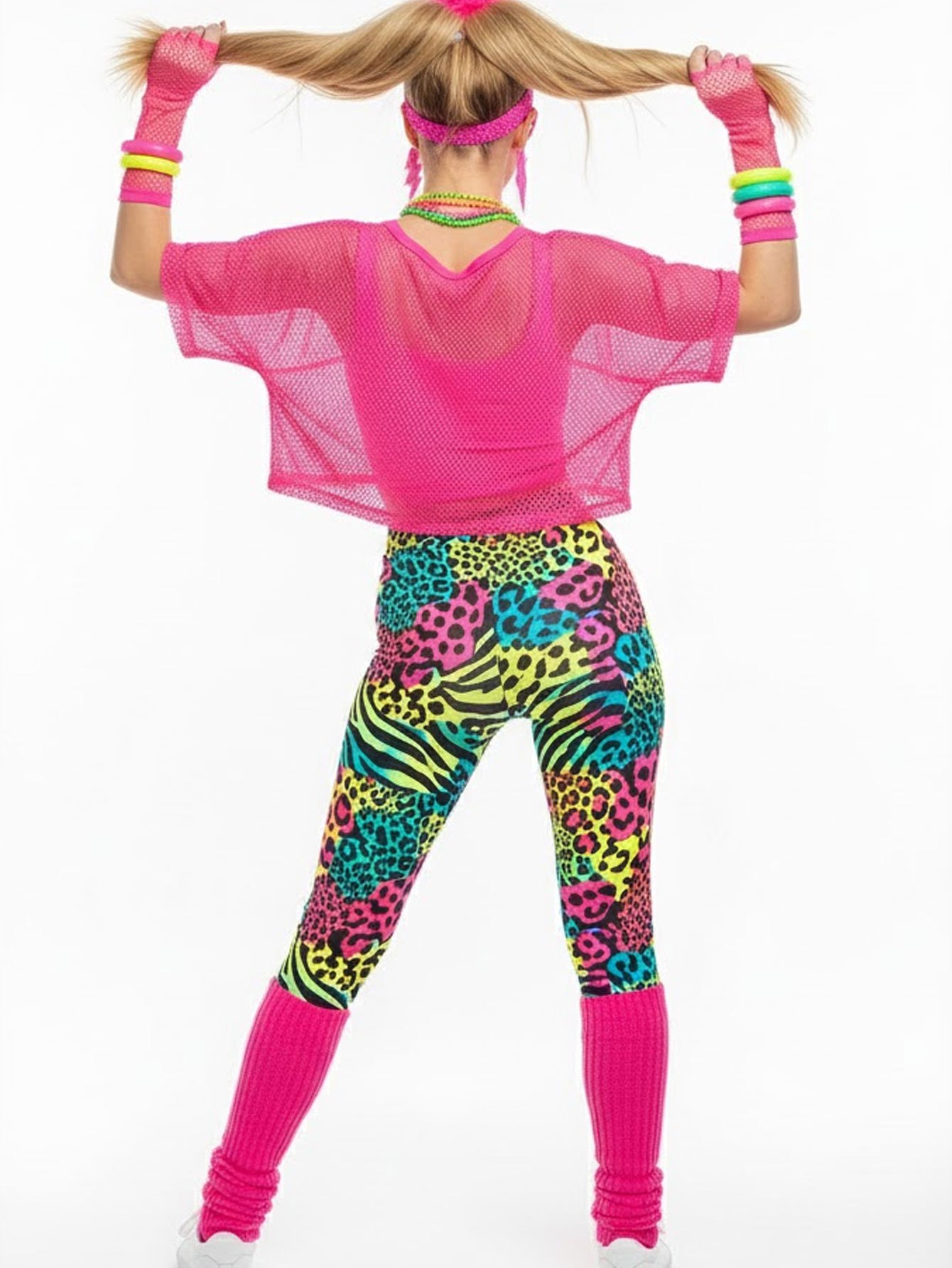 80s Style Mesh T-Shirt Legging - Yoga Fitness Holiday incelemesi ve fiyatı