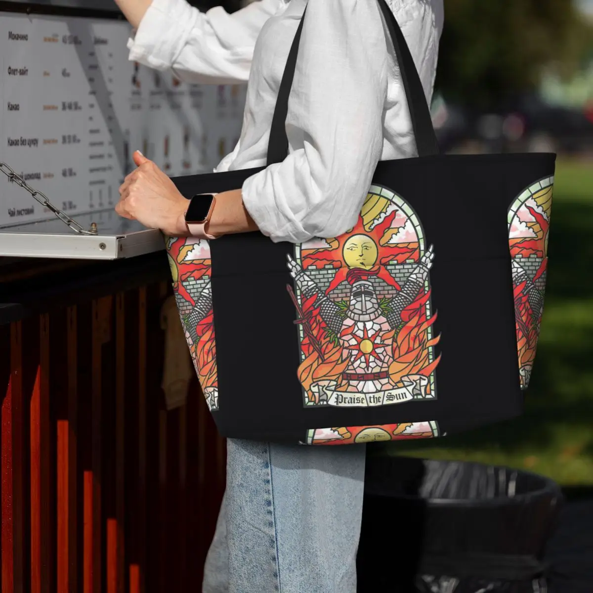 Dark Soul Praise The Sun Beach - Yoga Fitness Tote incelemesi ve fiyatı