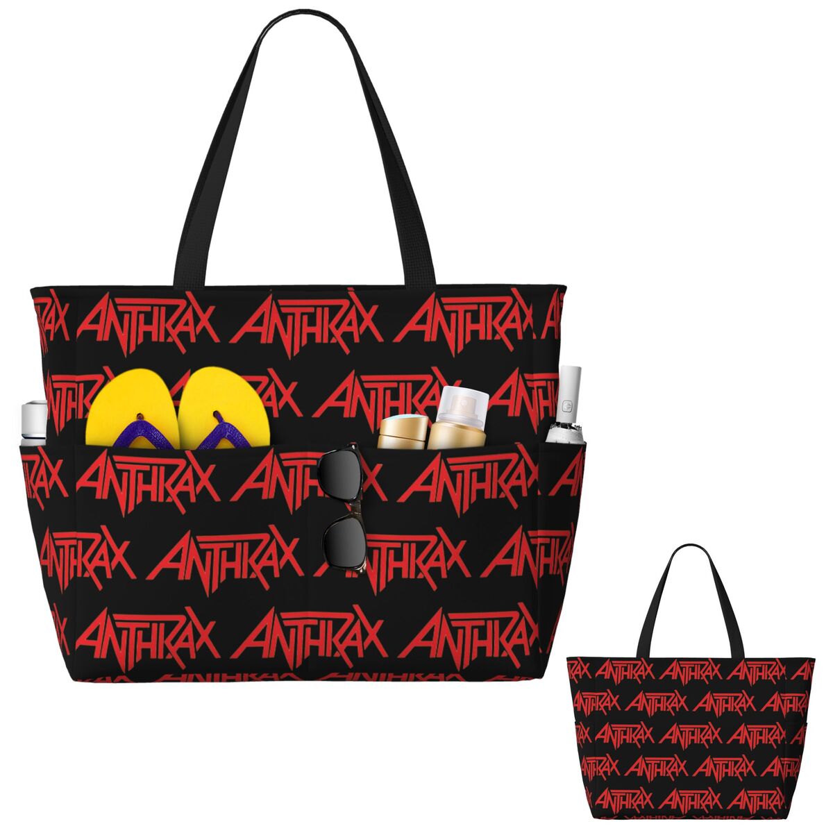 Anthrax Music Band Logo Beach  - Yoga Fitness Music incelemesi ve fiyatı