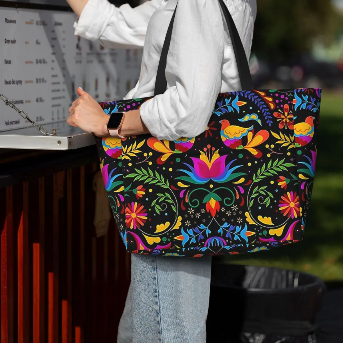 Mexican Flowers And Birds Beac - Yoga Fitness Tote incelemesi ve fiyatı