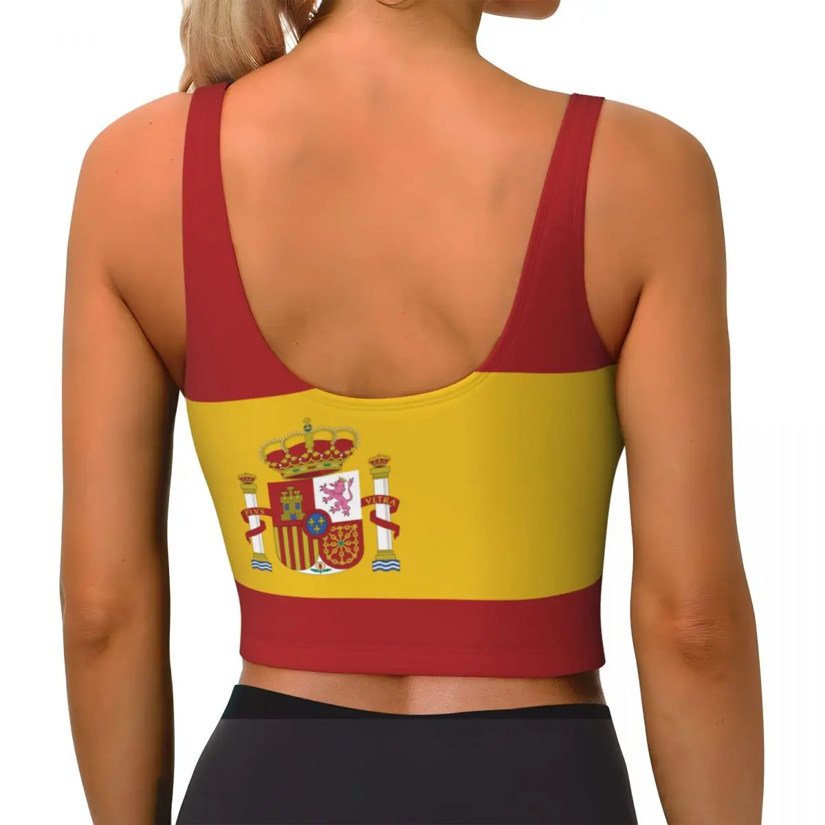 Spain Flag Basic Tops Women Sa - Yoga Fitness Usa incelemesi ve fiyatı