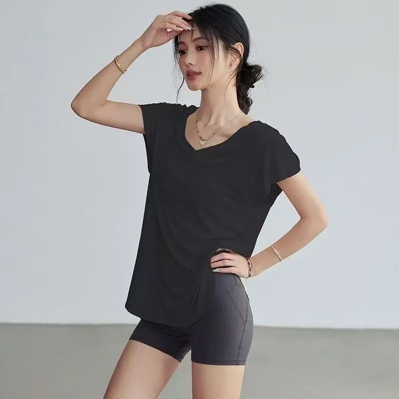 Women's Slimming Round Neck Yo - Yoga Fitness Exercises incelemesi ve fiyatı